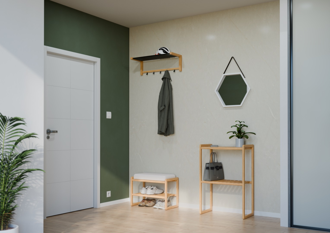 Panou de perete SPC Monreale Stone Essence Ivory WMS 502C, 117.5x280 cm, bej [5]