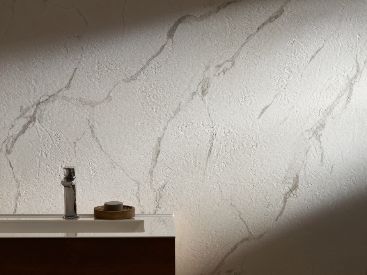 Panou de perete SPC Petra Santa White WMS 538C, 117.5x280 cm, alb [4]