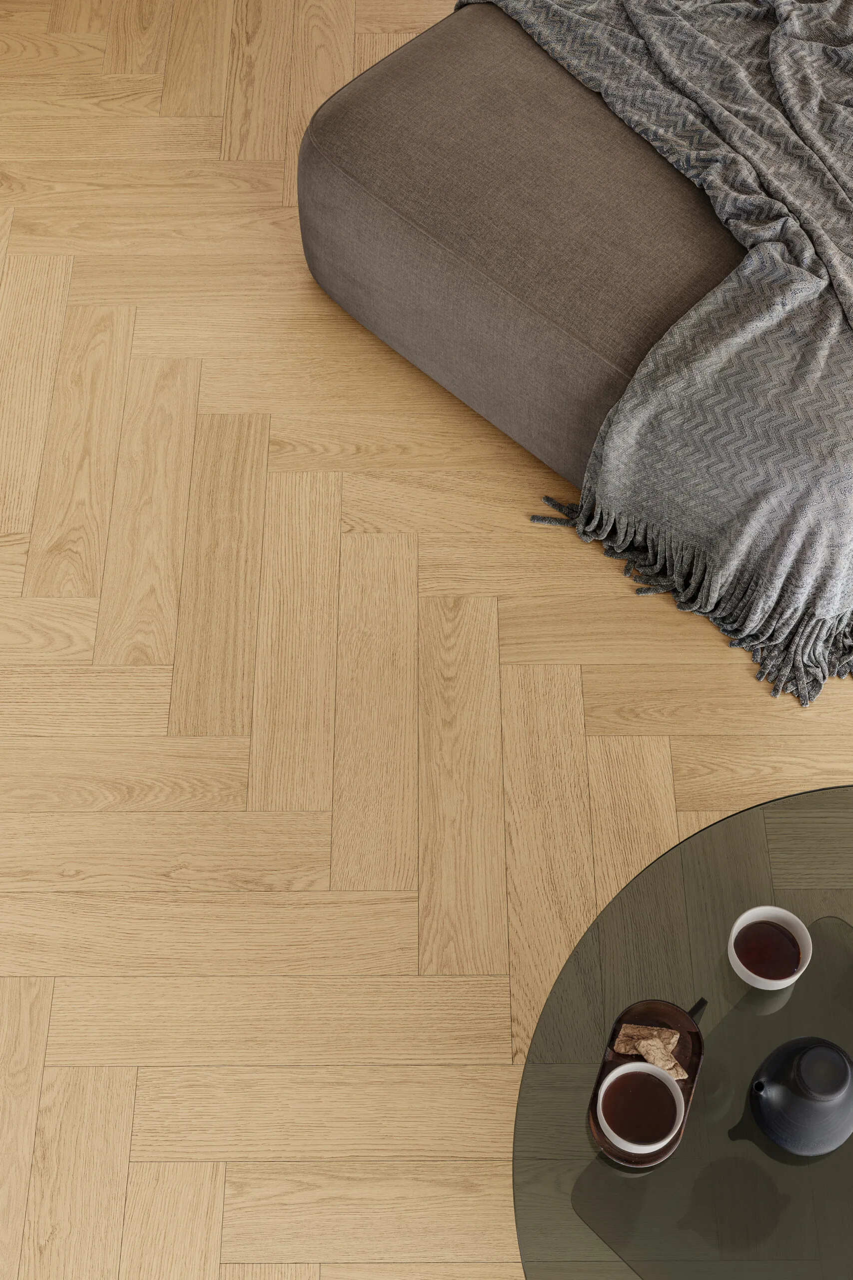 PARCHET SPC STANDARD STEJAR CREAM OAK HERRINGBONE 5+1MM [5]