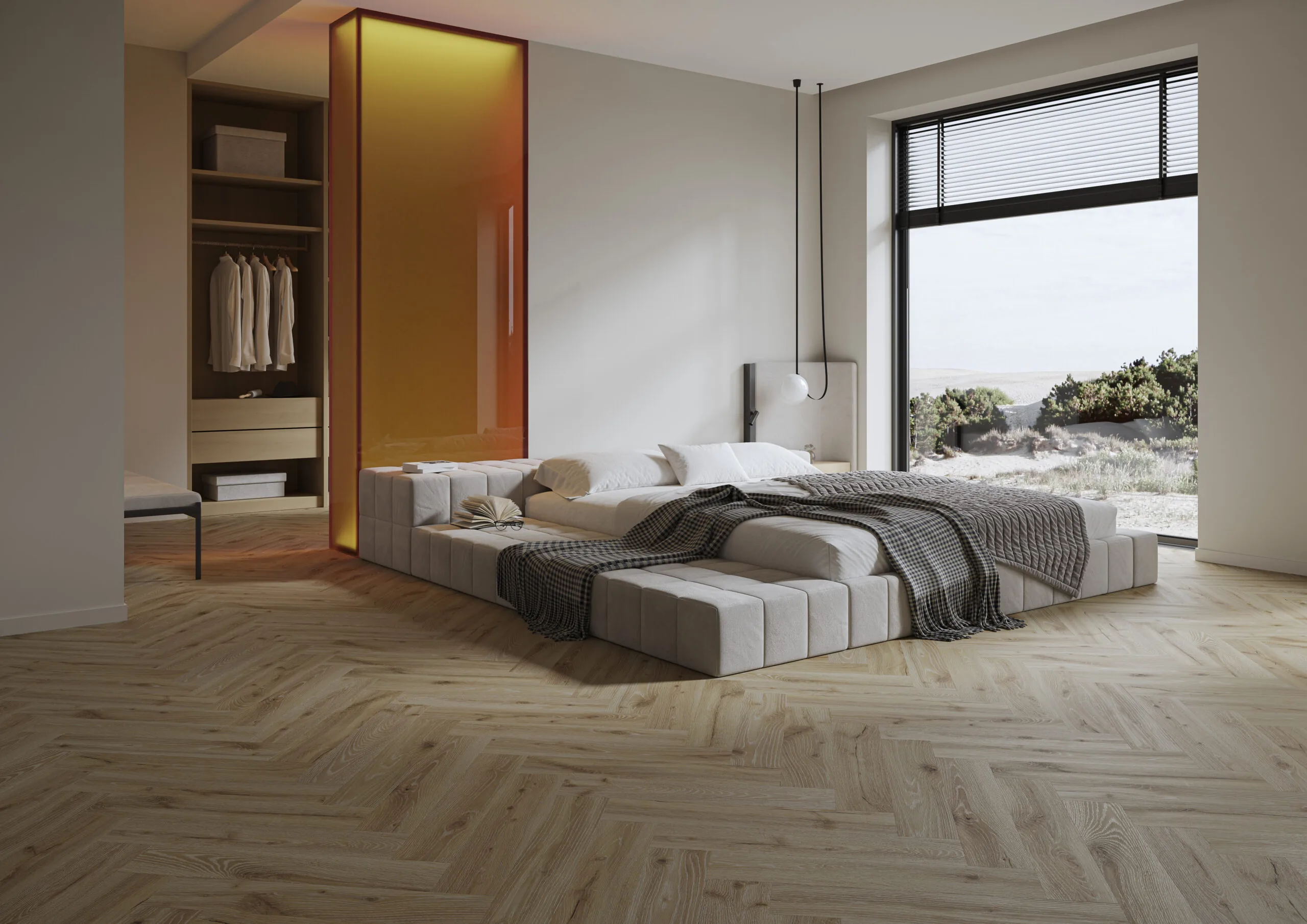 PARCHET SPC STANDARD STEJAR DESERT OAK HERRINGBONE 5+1MM [2]