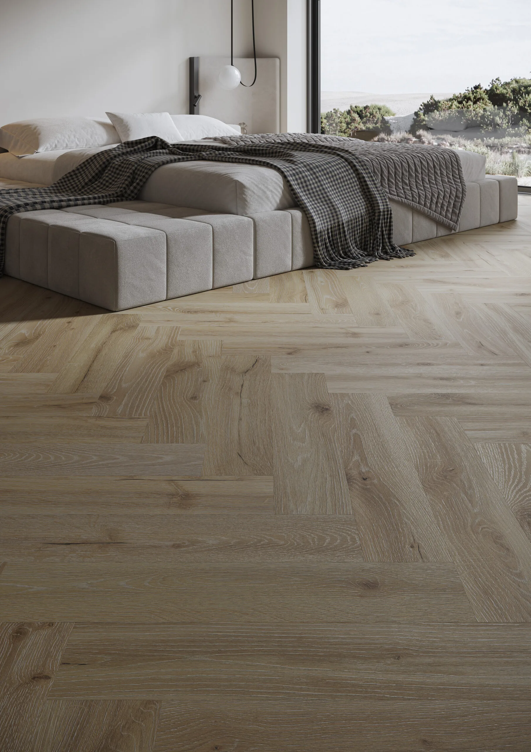 PARCHET SPC STANDARD STEJAR DESERT OAK HERRINGBONE 5+1MM [4]