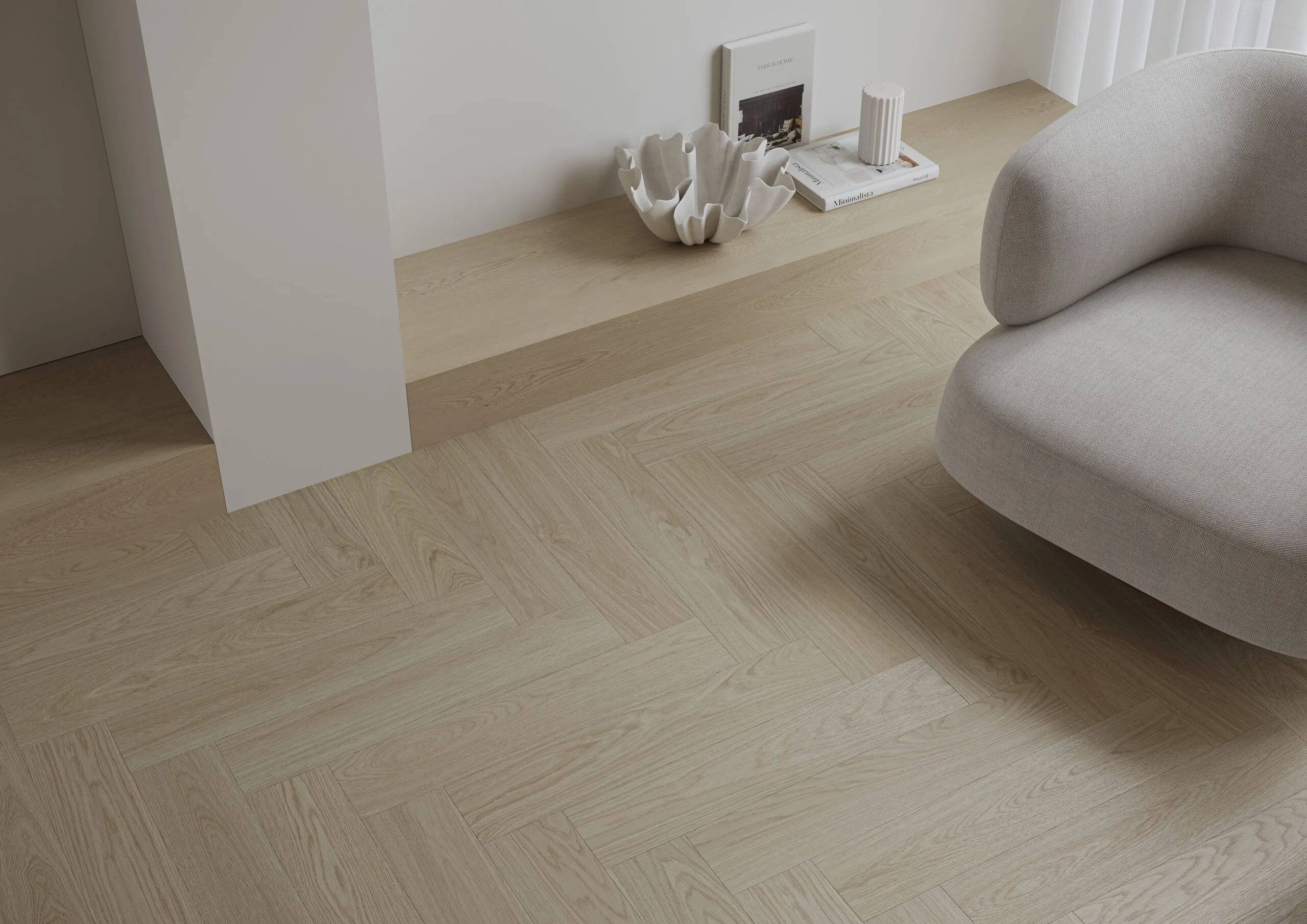 PARCHET SPC STANDARD STEJAR FLAX OAK HERRINGBONE 5+1MM [2]