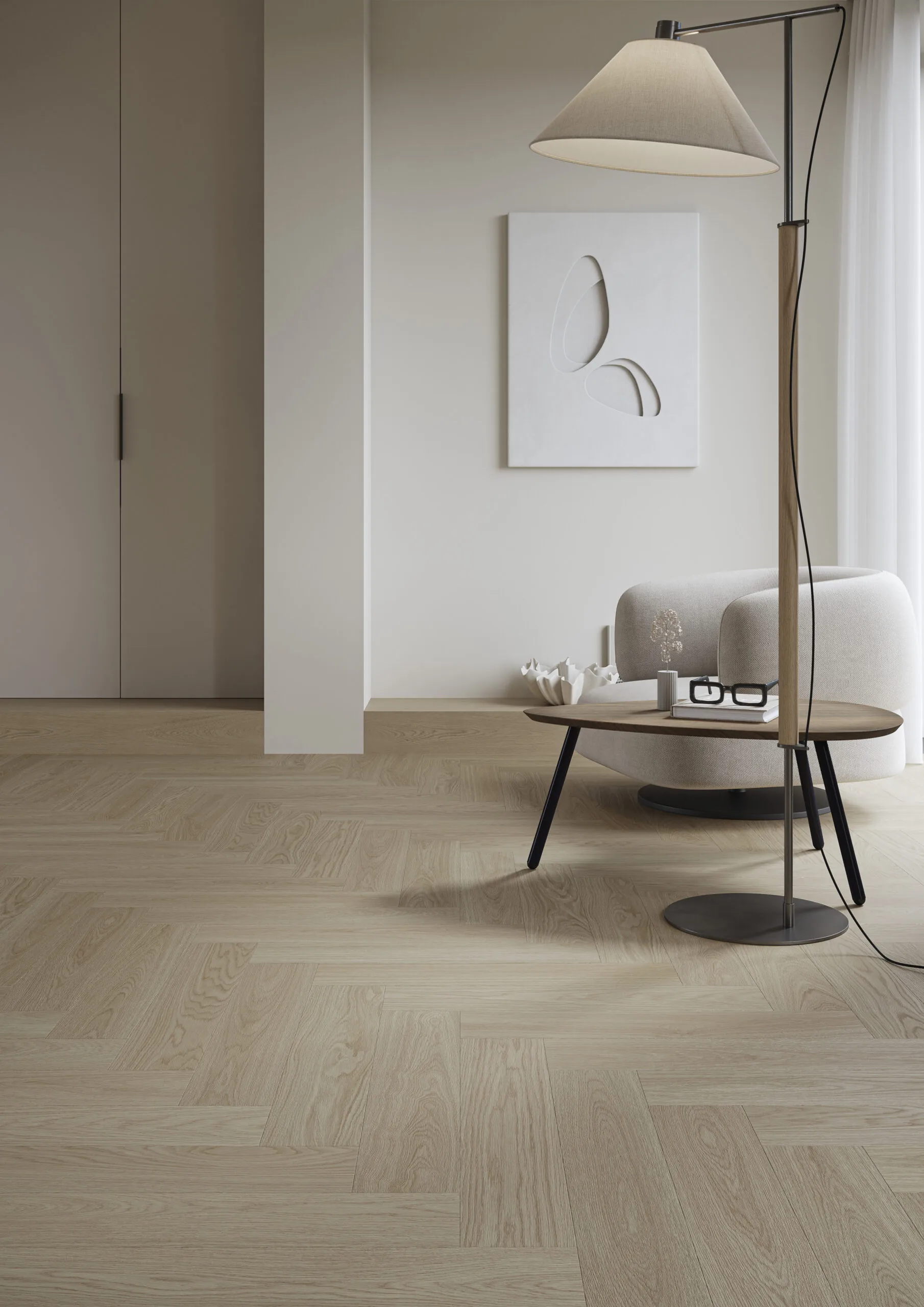 PARCHET SPC STANDARD STEJAR FLAX OAK HERRINGBONE 5+1MM [4]