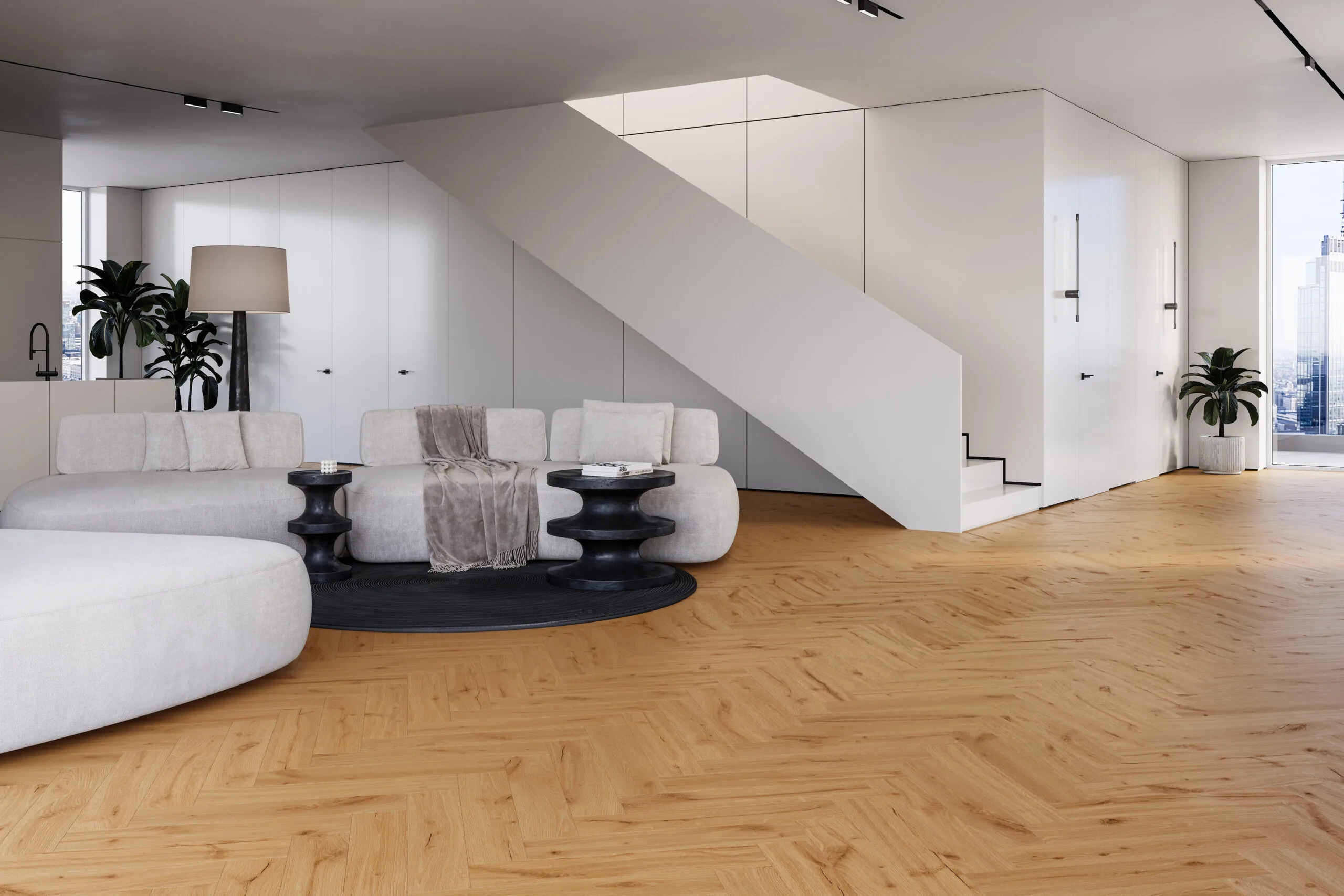 PARCHET SPC STANDARD STEJAR GINGER OAK HERRINGBONE 5+1MM [2]