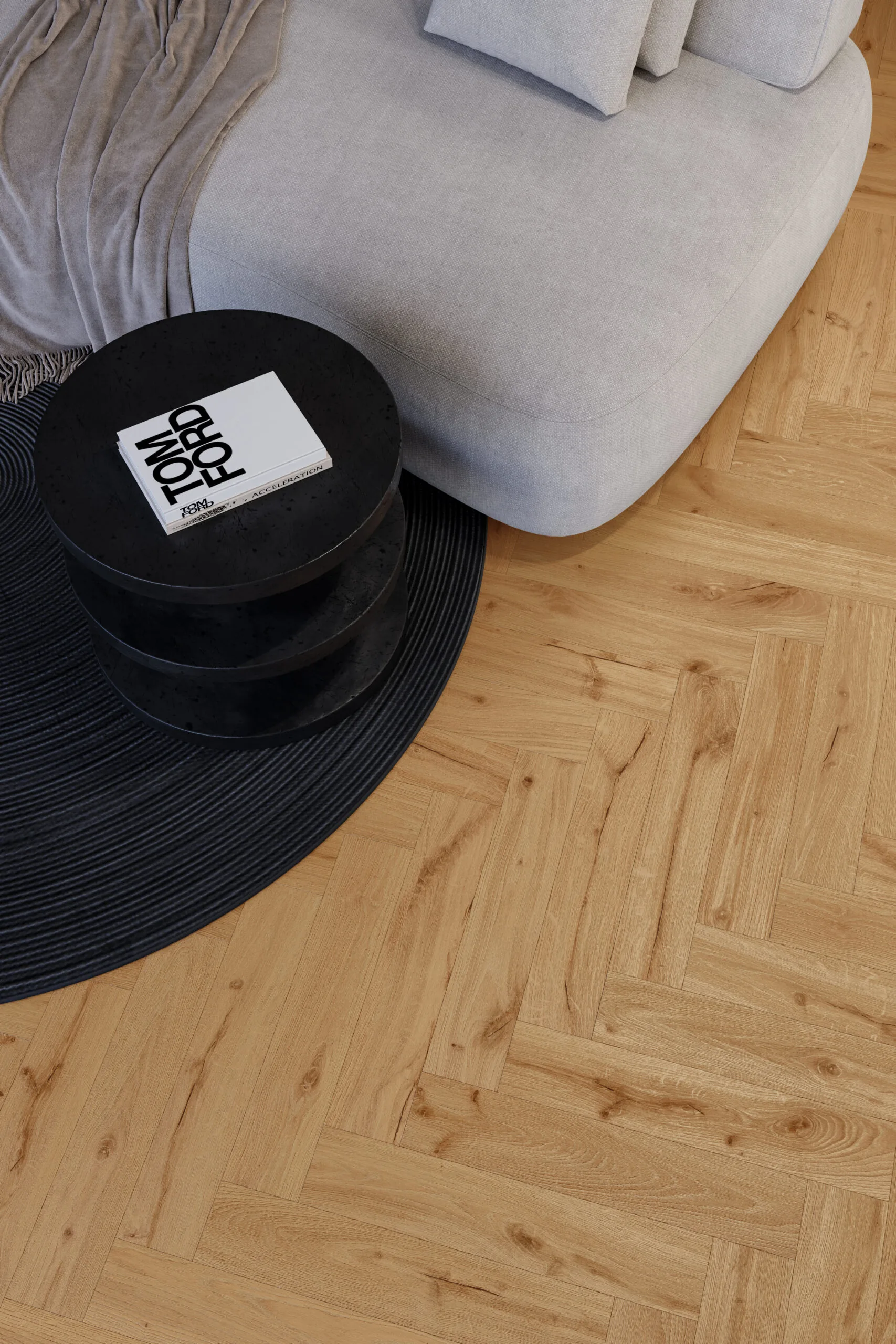 PARCHET SPC STANDARD STEJAR GINGER OAK HERRINGBONE 5+1MM [6]