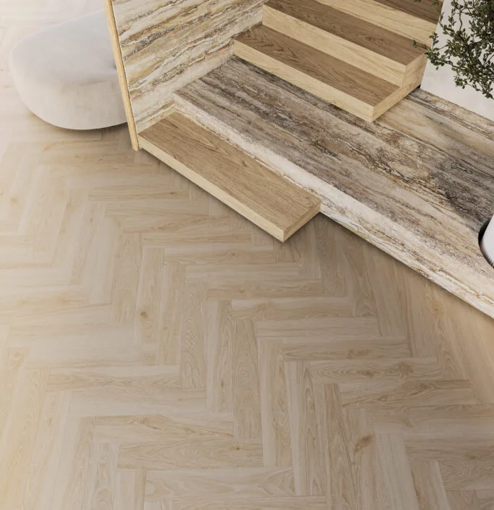 PARCHET SPC STANDARD STEJAR TEA HERRINGBONE 5+1MM [2]