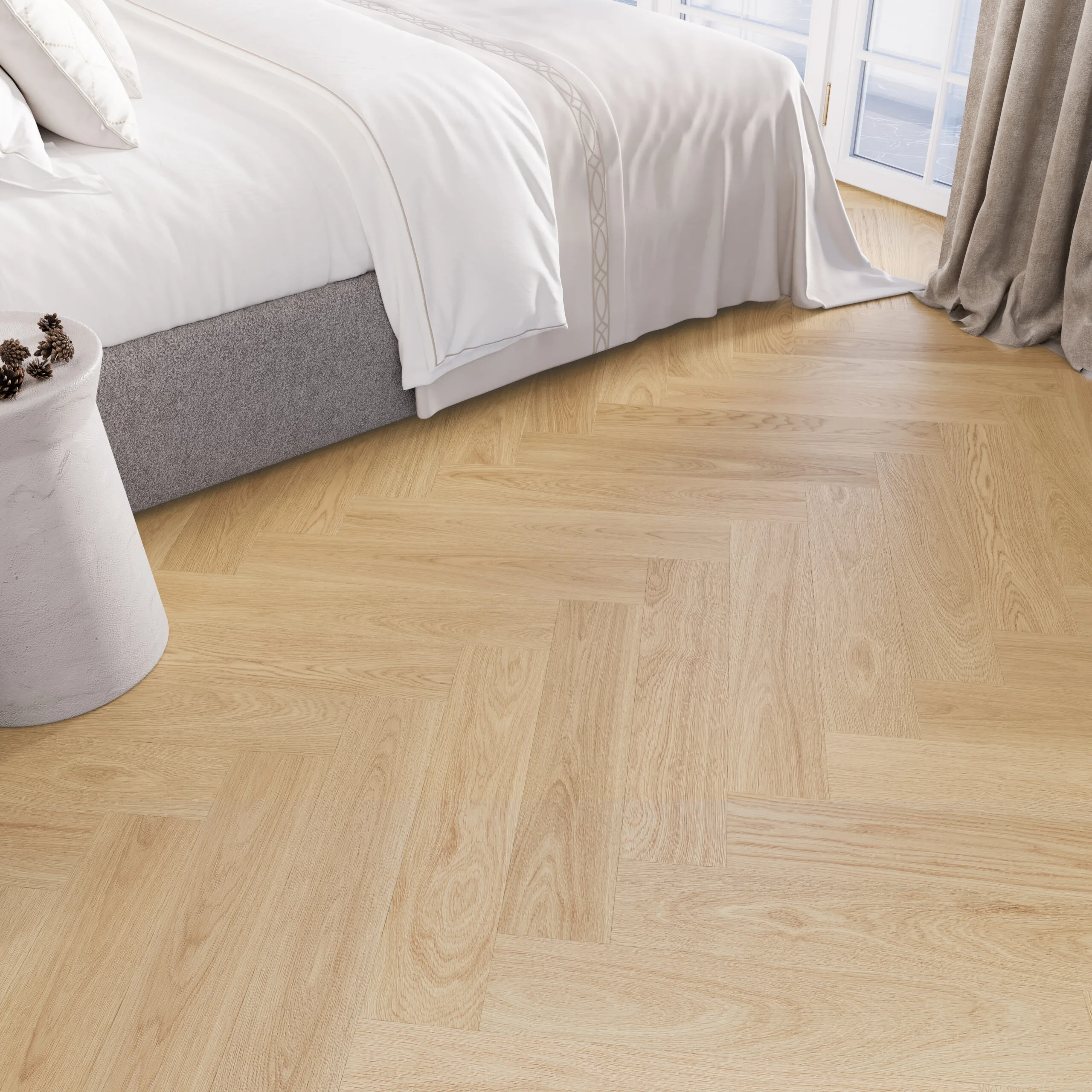 PARCHET SPC STANDARD STEJAR VANILLA HERRINGBONE 5+1MM [4]