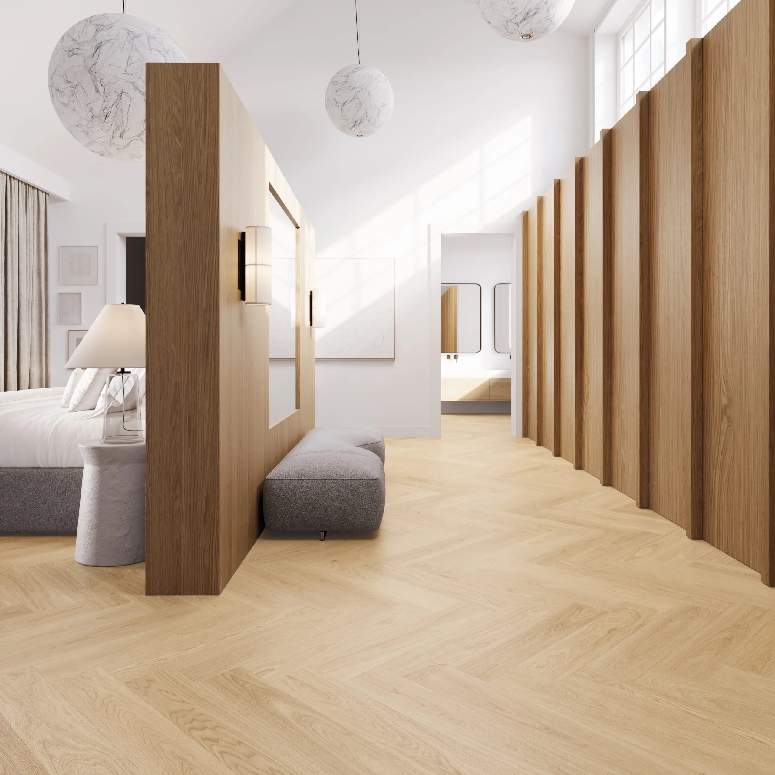 PARCHET SPC STANDARD STEJAR VANILLA HERRINGBONE 5+1MM [6]