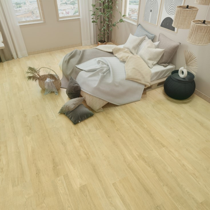 Pardoseala SPC Nuva Soft Oak Beige 65239, 4.5+1 mm, clasa 34 [2]