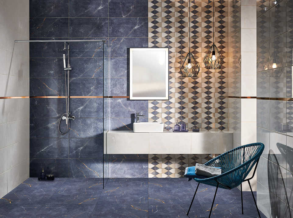 Piesa decorativa Chic Stone, 30.8x60.8, multicolor, finisaj semilucios [3]