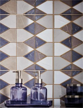 Piesa decorativa Chic Stone, 30.8x60.8, multicolor, finisaj semilucios [2]