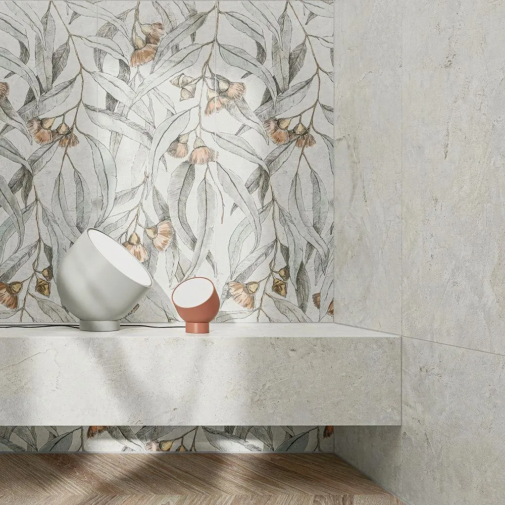 Piesa decorativa Taonga Leaves A Str, 89.8x65.8, bej, finisaj mat [2]