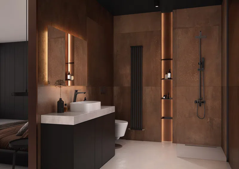 Sistem de dus cu baterie perete dus Vitto VerdeLine, crom NP81-BVI7UVL [3]