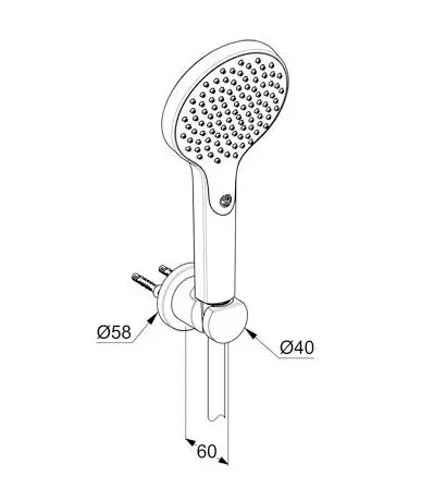 Sistem cada-dus, sDive, 6985005-00, crom [2]