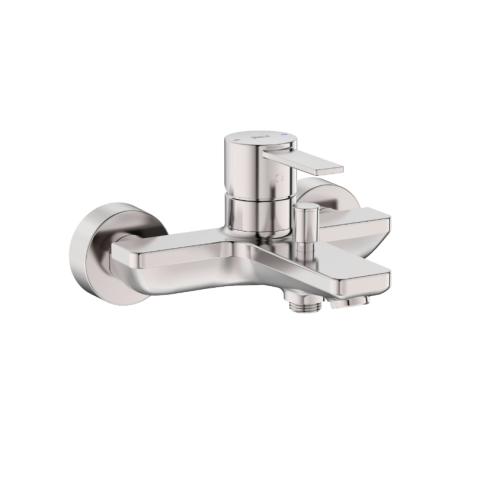 Baterii baie - Baterie cada/dus pe perete Targa N, A5A025FSM0, argintiu, periat