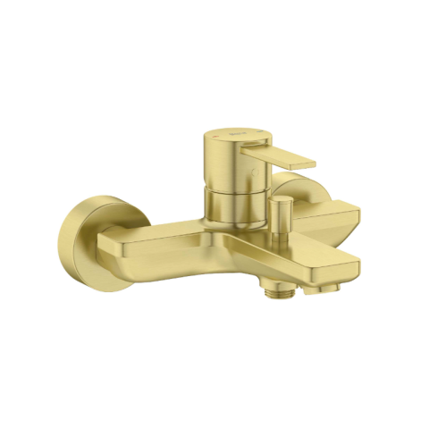 Baterii baie - Baterie cada/dus pe perete Targa N, A5A025FVA0, auriu, periat