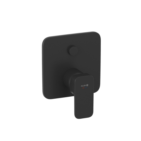 Baterie cada/dus cu monocomandă incastrata, Renon, 427593975, negru, mat