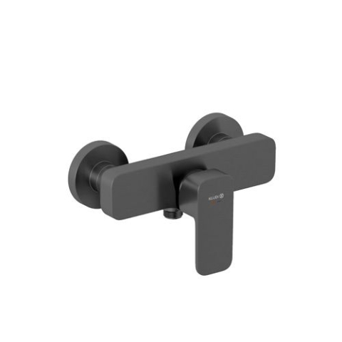 Baterii baie - Baterie dus cu monocomandă Renon, 42831N275, negru periat