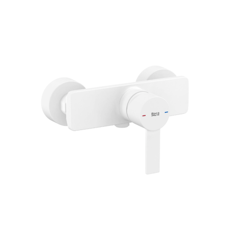 Baterii baie - Baterie dus pe perete Targa N, A5A215FB00, alb, mat