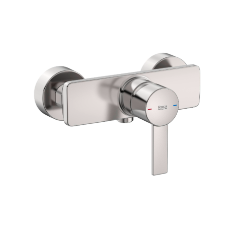 Baterii baie - Baterie dus pe perete Targa N, A5A215FSM0, argintiu, periat