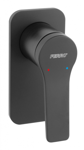 Sanitare - Baterie incastrata cada Stratos Black, negru BSC7PABL