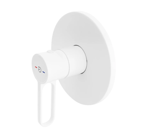 Sanitare - Baterie incastrata dus, ZAFFIRO, FD1-ZFR-7PA-33, alb, mat