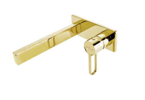 Sanitare - Baterie incastrata lavoar, ZAFFIRO, FD1-ZFR-3PA-55, auriu