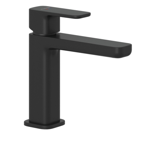 Baterii baie - Baterie lavoar cu monocomandă Renon, 422883975, negru, mat