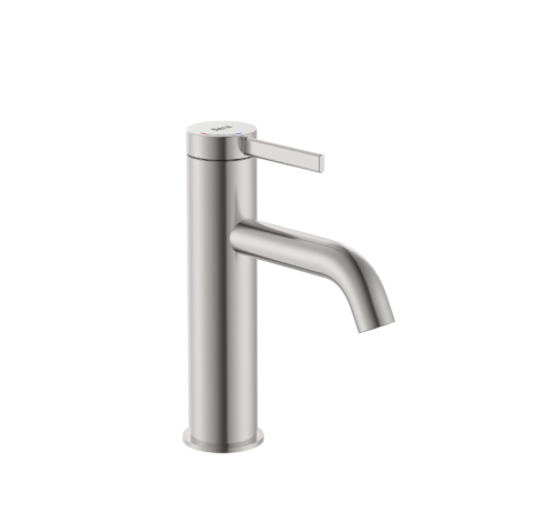 Baterii baie - Baterie lavoar Ona Smooth Body Ventil Click-Clack, A5A3A9ESM0, argintiu, periat