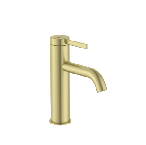 Baterii baie - Baterie lavoar Ona Smooth Body Ventil Click-Clack, A5A3A9EVA0, auriu, periat