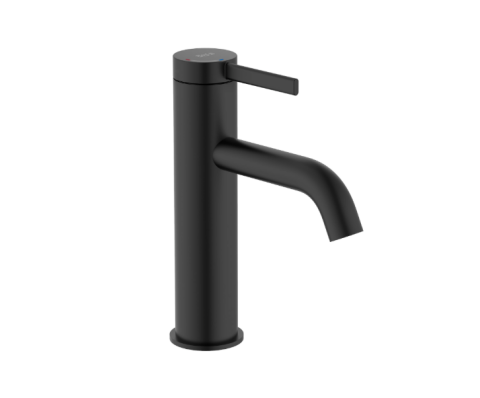 Sanitare - Baterie lavoar Ona Smooth Body Ventil Click-Clack, A5A3A9ENB0, negru, mat