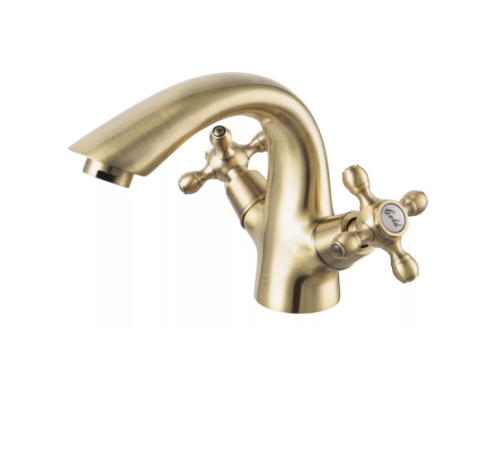 Sanitare - Baterie stativa lavoar LACRIMA, FD1-LRA-2-66, auriu periat