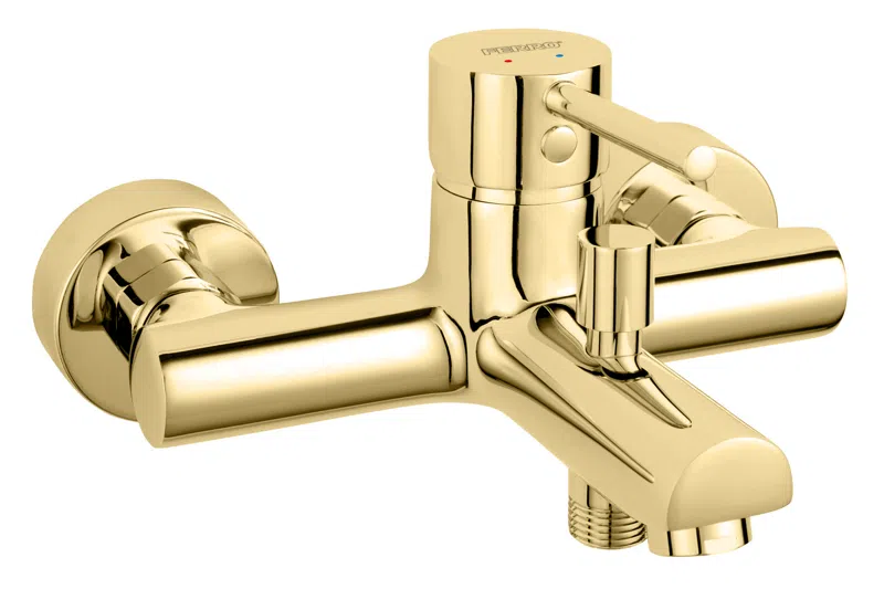 Baterii baie - Baterie perete cada dus Fiesta Gold, auriu, BFI1G