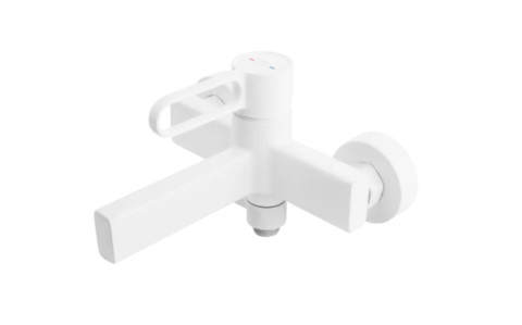 Baterii baie - Baterie perete cada/dus, ZAFFIRO, FD1-ZFR-1-33, alb, mat