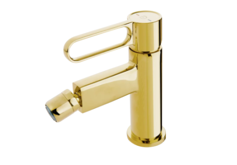 Sanitare - Baterie stativa bideu, ZAFFIRO, FD1-ZFR-6-22, negru, mat