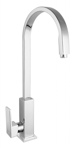 Baterii bucatarie - Baterie stativa bucatarie cu pipa inalta, mobila, Zicco, crom BZI4