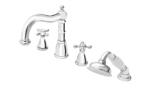 Baterii baie - Baterie stativa incastrata cada/dus, LACRIMA, FD1-LRA-11A-11, crom