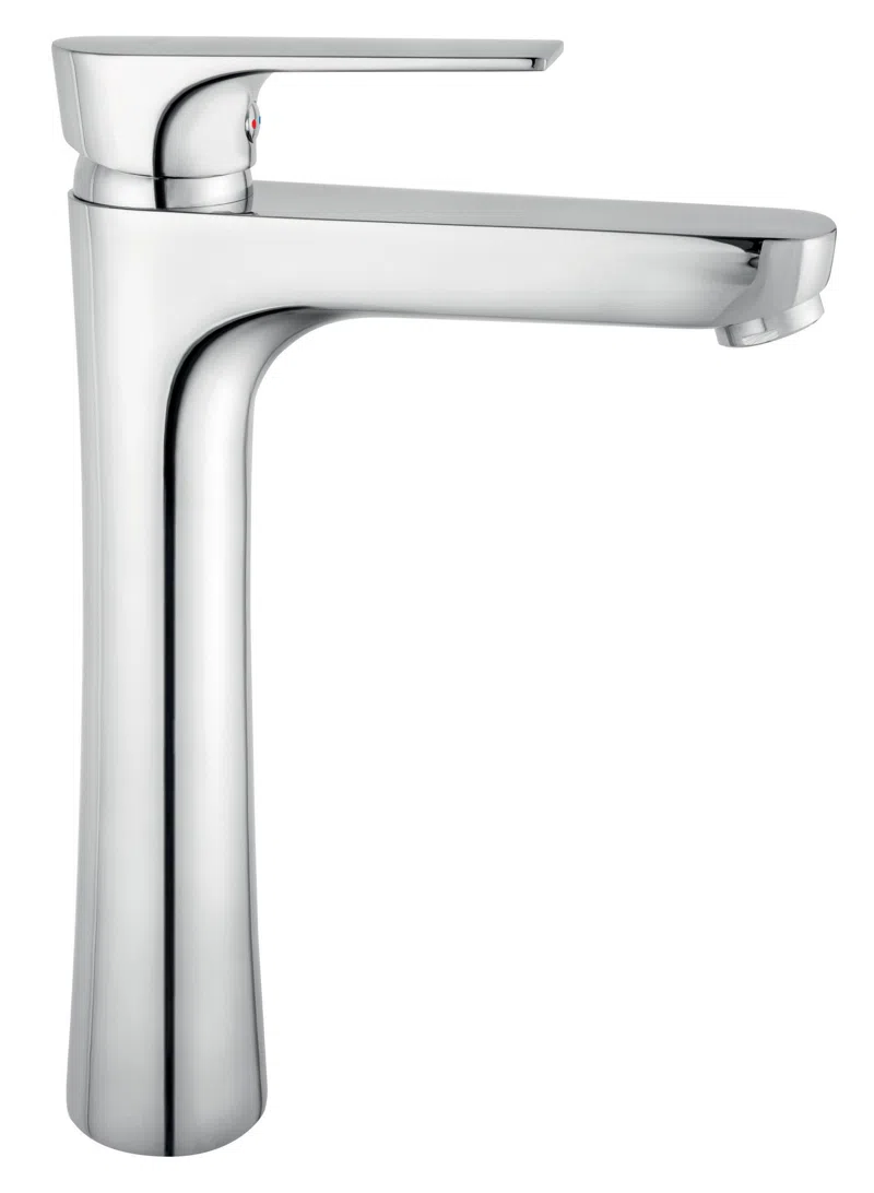 Baterii baie - Baterie stativa lavoar cu ventil, Algeo Square, crom, BAQ2