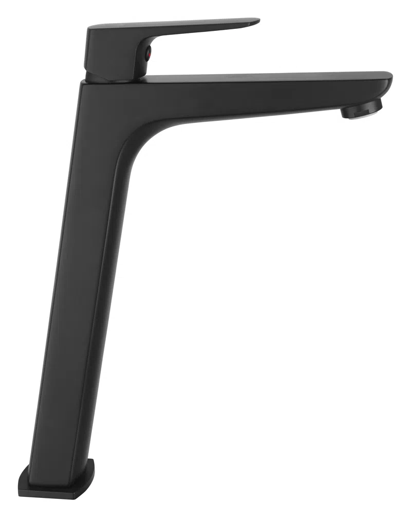 Baterii baie - Baterie stativa lavoar inalta, Vitto Black VerdeLine, negru, BVI2LVLBL