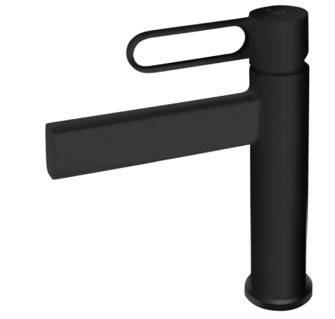 Sanitare - Baterie stativa lavoar ZAFFIRO, FD1-ZFR-2-22, negru, mat