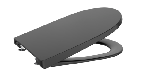Accesorii - Capac WC Ona Soft Close din Supralit, A801E12081, negru, mat