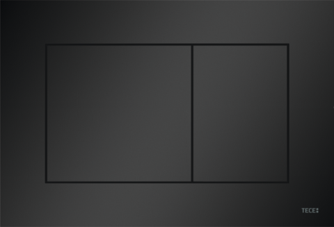 Clapete de acționare - Clapetă pentru WC cu acționare dublă, 9240407, negru mat