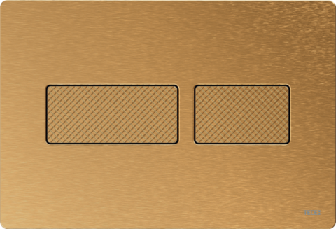 Clapete de acționare - Clapetă pentru WC cu acționare dublă, 9240436, alamă periată, structură diamant