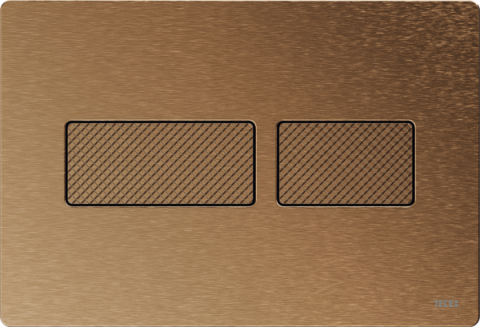 Clapete de acționare - Clapetă pentru WC cu acționare dublă, 9240435, bronz periat, structură diamant