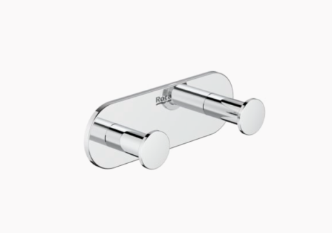 Accesorii - Cuier dublu halat de baie Hotels, A817571C00, crom