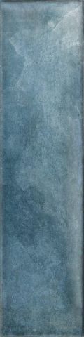 Brick & More - Faianta portelanata tip piatra, Cambre Blue Brillo 7.5x30, albastru, finisaj lucios