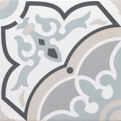 Brick & More - Gresie/Faianta portelanata Decor Urban Alba 20x20, culoare mix, finisaj mat