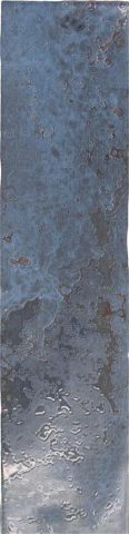 Brick & More - Faianta portelanata Industrial Marine 7.5x30, albastru, finisaj lucios