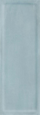 Brick & More - Faianta portelanata texturata, Titan Aqua Brillo 10x30.5, albastru, finisaj lucios