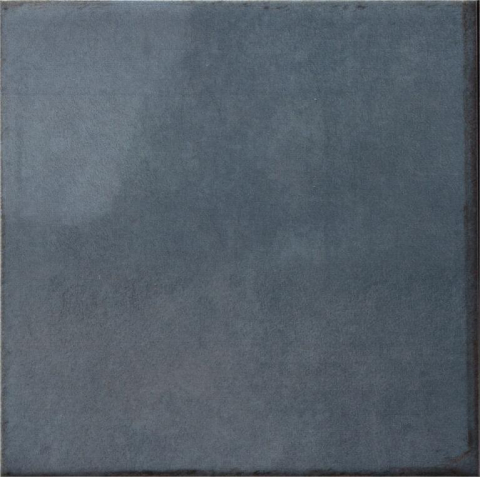 Brick & More - Gresie/Faianta portelanata tip beton, Omnia Blue 12.5x12.5, albastru, finisaj lucios